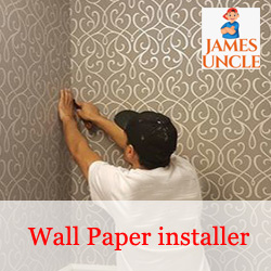 Wall Paper installer Mr. Swapan Roy in Sodepur